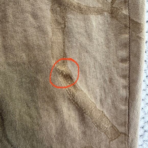 Lauren Ralph Lauren Jeans Women 16 Beige Denim High Rise Slim Straight Western - Picture 10 of 16